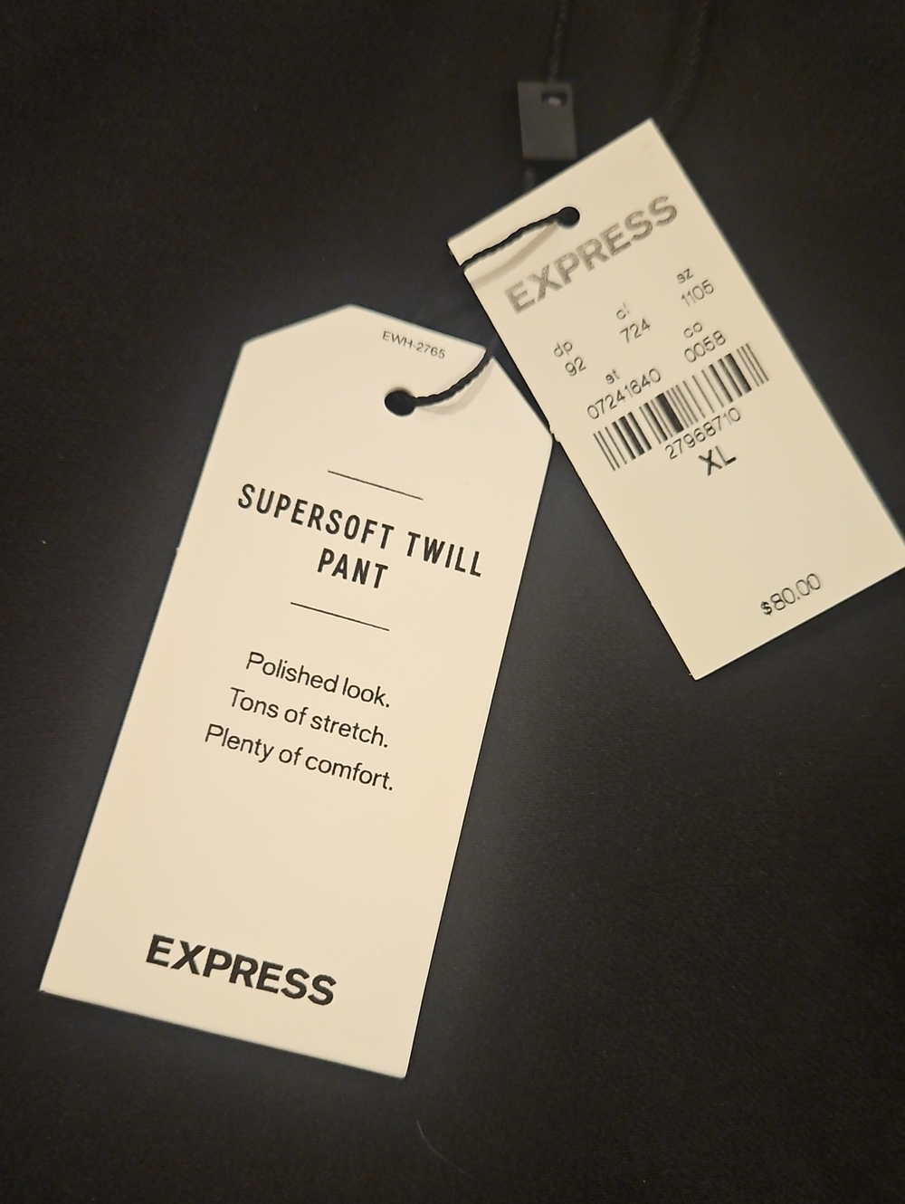 NWT Express High Waisted Supersoft Twill Bootcut Pant Black Size XL - Picture 7 of 12